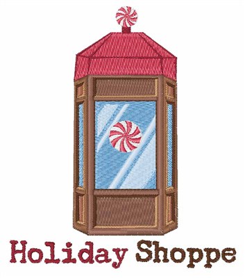 Holiday Shoppe Machine Embroidery Design