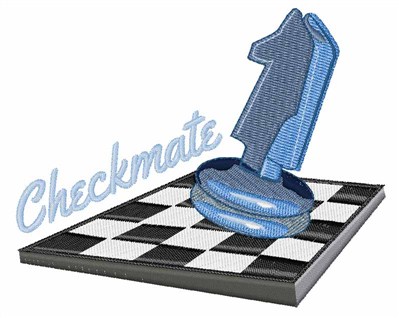 Checkmate Machine Embroidery Design