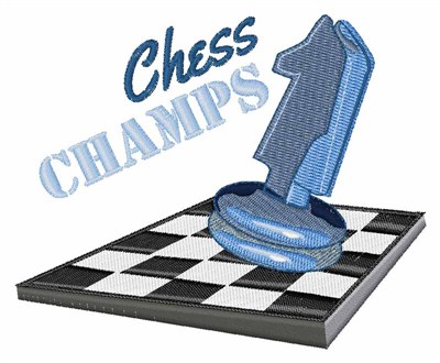 Chess Champs Machine Embroidery Design