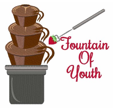 Fountain Of Youth Machine Embroidery Design
