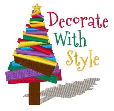 Decorate With Style Machine Embroidery Design