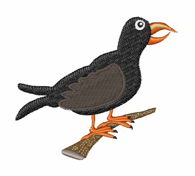 Blackbird Machine Embroidery Design