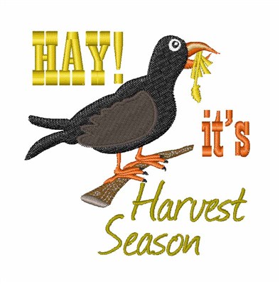 Harvest Season Machine Embroidery Design