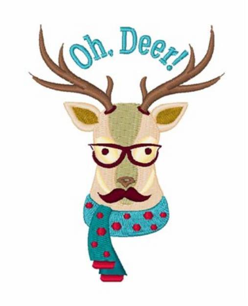 Picture of Oh Deer Machine Embroidery Design