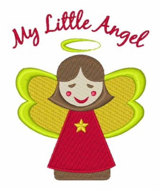 Picture of My Little Angel Machine Embroidery Design
