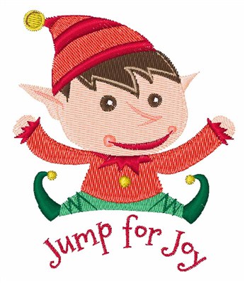 Jump For Joy Machine Embroidery Design