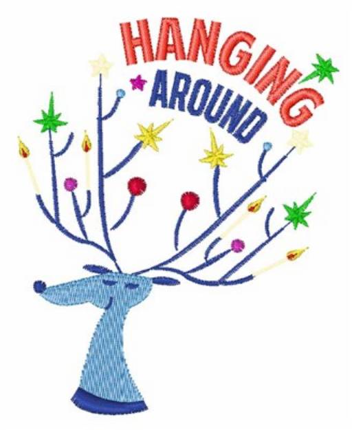 Picture of Hanging Around Machine Embroidery Design
