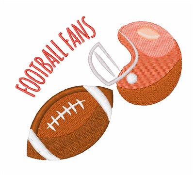 Football Fans Machine Embroidery Design