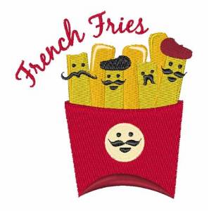 Picture of French Fries Machine Embroidery Design