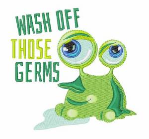 Picture of Wash Off Germs Machine Embroidery Design