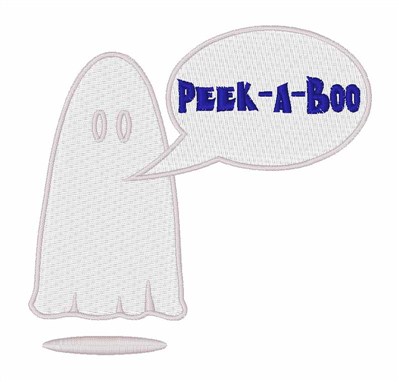Peek A Boo Machine Embroidery Design