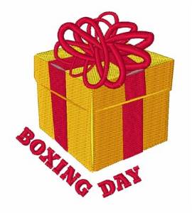 Picture of Boxing Day Machine Embroidery Design