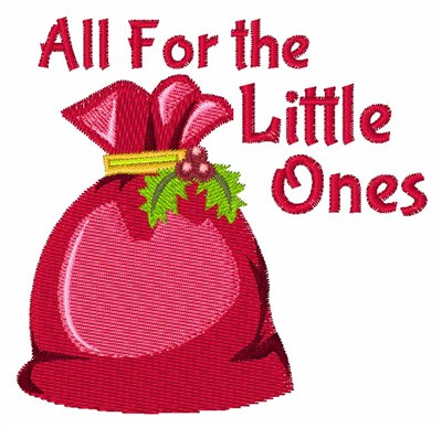 For Little Ones Machine Embroidery Design