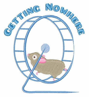 Getting Nowhere Machine Embroidery Design