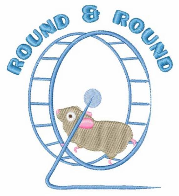 Picture of Round & Round Machine Embroidery Design