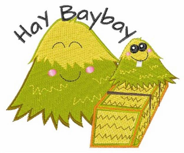 Picture of Hay Baybay Machine Embroidery Design