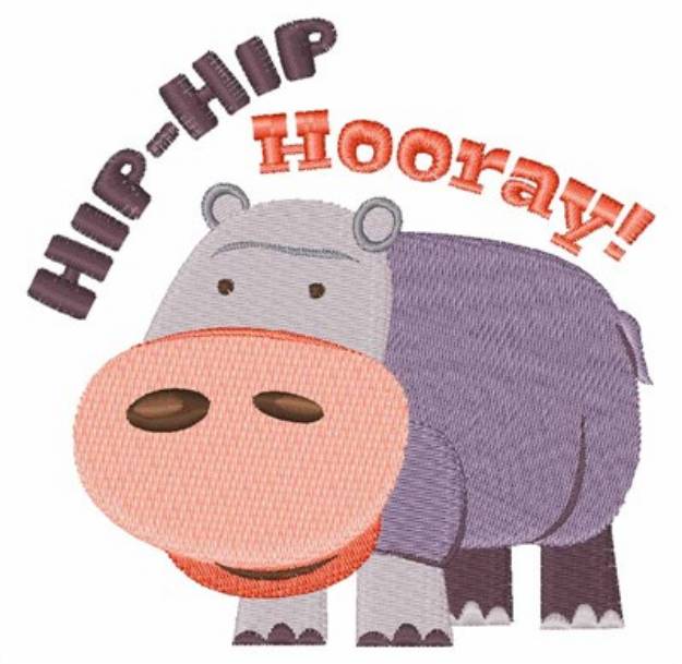 Picture of Hip Hip Hooray Machine Embroidery Design
