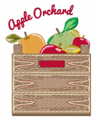 Apple Orchard Machine Embroidery Design