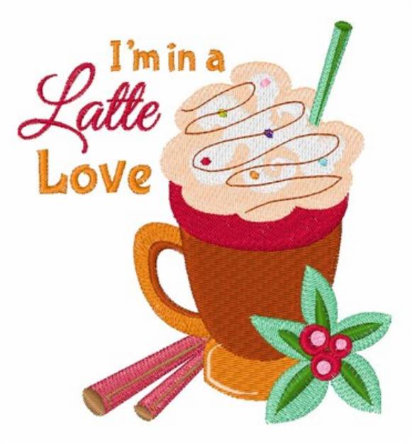 Picture of Latte Love Machine Embroidery Design
