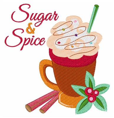 Sugar & Spice Machine Embroidery Design