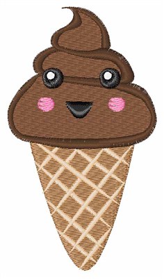 Ice Cream Machine Embroidery Design