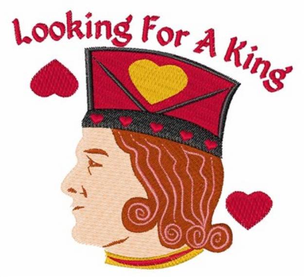 Picture of Looking For King Machine Embroidery Design
