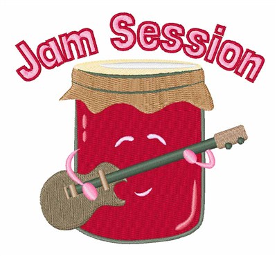 Jam Session Machine Embroidery Design