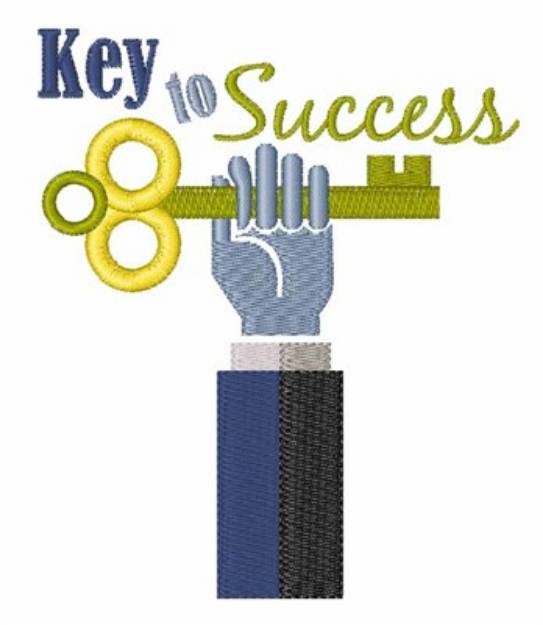 Picture of Key To Success Machine Embroidery Design