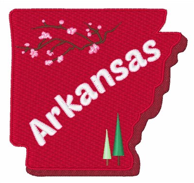 Arkansas Machine Embroidery Design