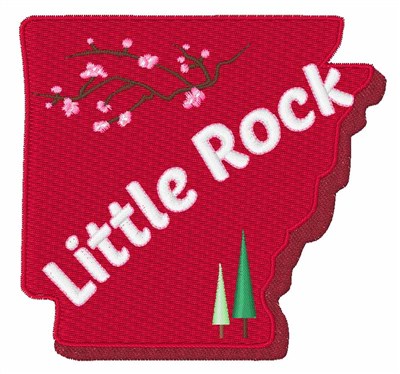Little Rock Machine Embroidery Design
