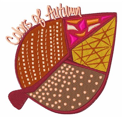 Colors Of Autumn Machine Embroidery Design