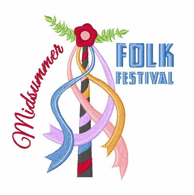 Folk Festival Machine Embroidery Design