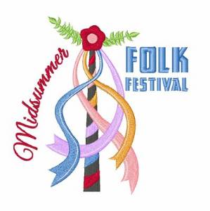Picture of Folk Festival Machine Embroidery Design