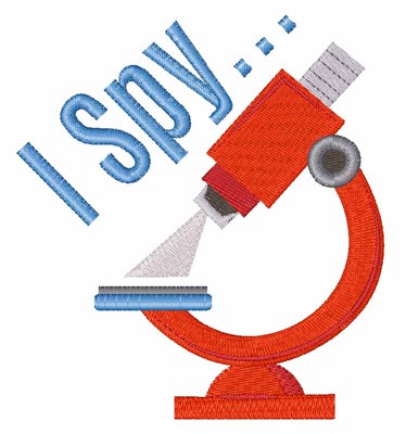 I Spy Machine Embroidery Design