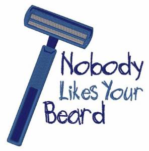 Picture of Your Beard Machine Embroidery Design