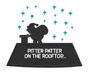 Picture of On The Rooftop Machine Embroidery Design