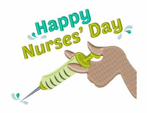 Picture of Happy Nurses Day Machine Embroidery Design