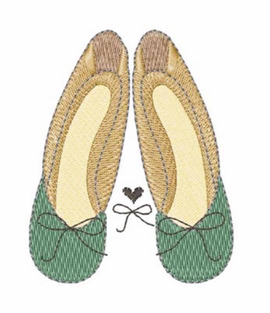 Picture of Slippers Machine Embroidery Design