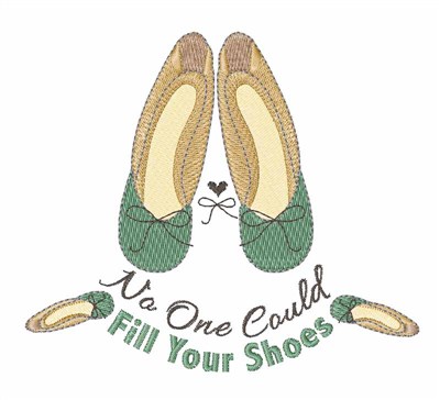 Fill Your Shoes Machine Embroidery Design