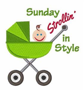 Picture of Strollin In Style Machine Embroidery Design