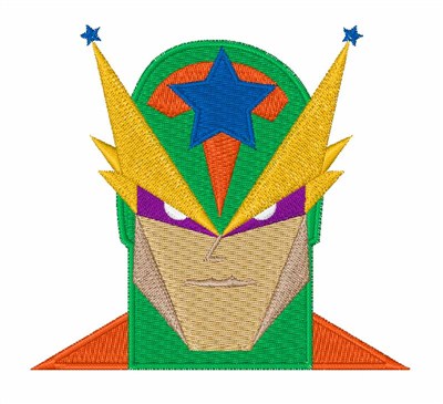 Super Hero Machine Embroidery Design
