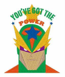 Picture of Got The Power Machine Embroidery Design