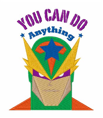 Can Do Anything Machine Embroidery Design
