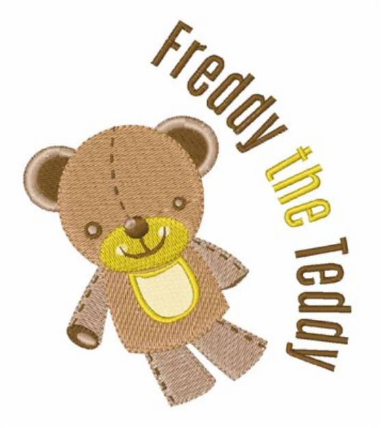 Picture of Freddy The Teddy Machine Embroidery Design