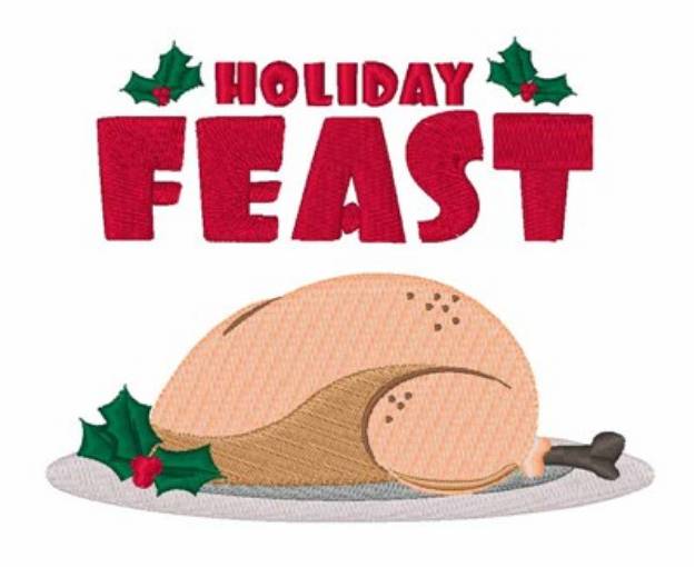 Picture of Holiday Feast Machine Embroidery Design