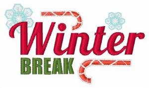 Picture of Winter Break Machine Embroidery Design