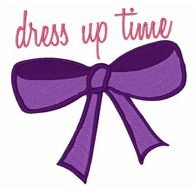 Dress Up Time Machine Embroidery Design
