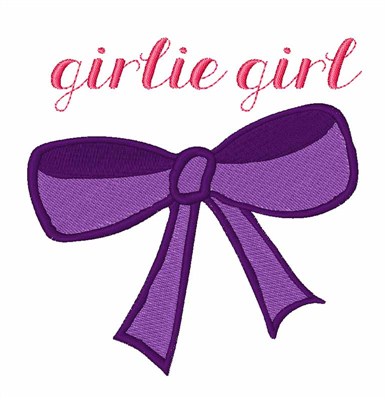 Girlie Girl Machine Embroidery Design