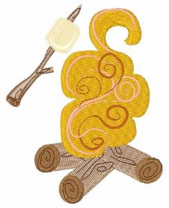 Picture of Roast Marshmallows Machine Embroidery Design