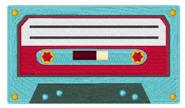 Picture of Cassette Tape Machine Embroidery Design